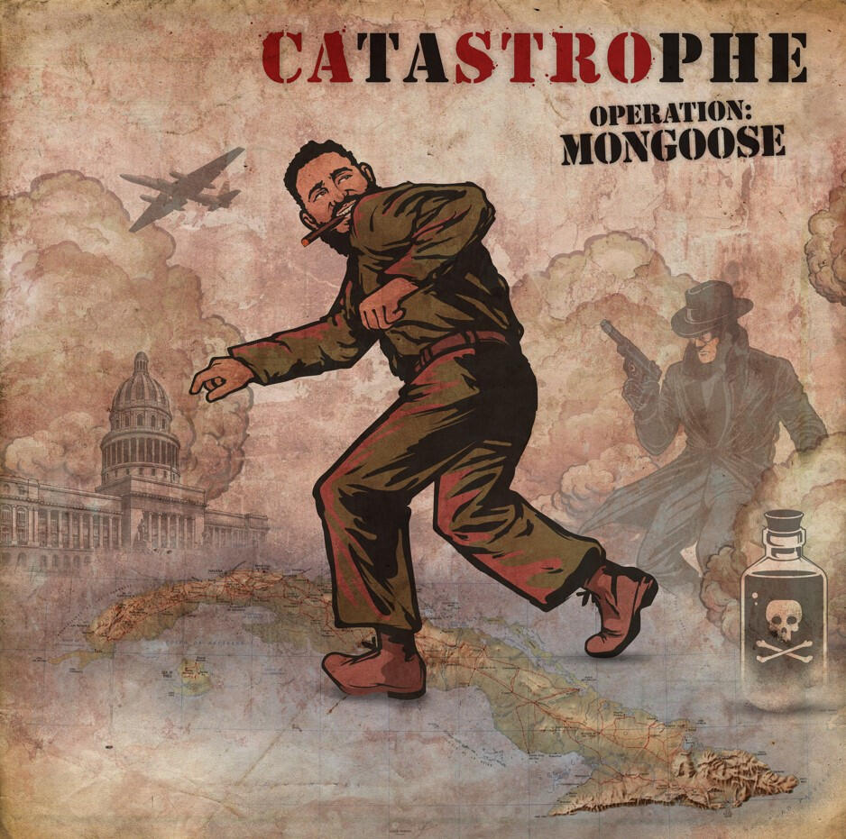 The box cover art for CATASTROPHE: Operation Mongoose