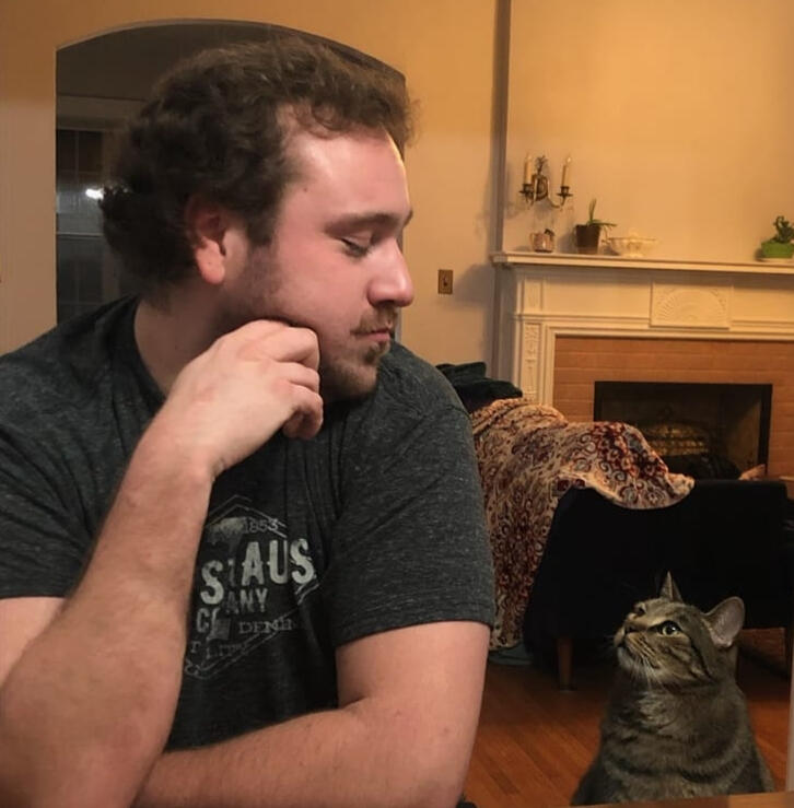 A photo of Alex, one of the founders of Whippin 8s Games